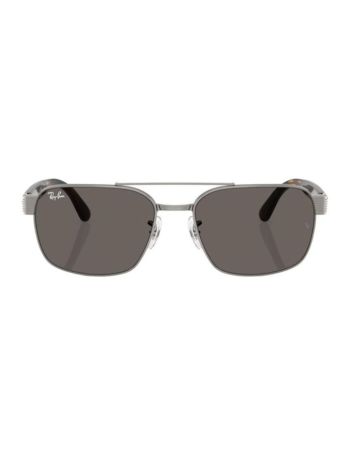Metal Sunglasses in Grey image 2