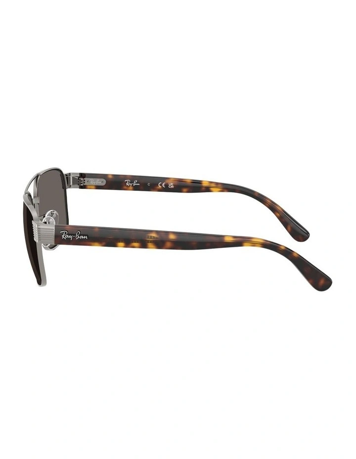 Metal Sunglasses in Grey image 3