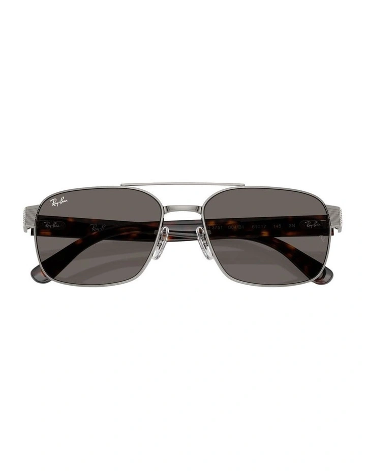 Metal Sunglasses in Grey image 4