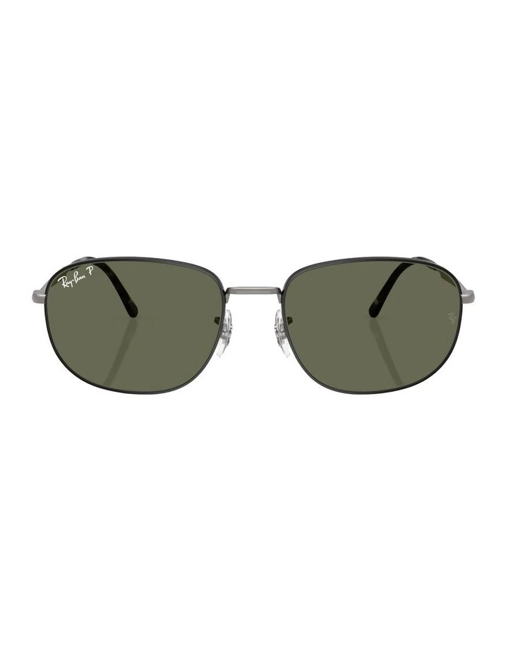 Metal Polarised Sunglasses RB3754 in Black image 2