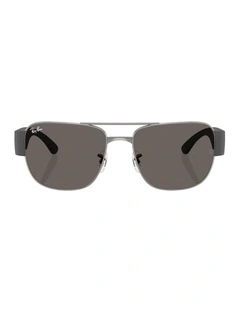 Metal Sunglasses RB3756 in Grey
