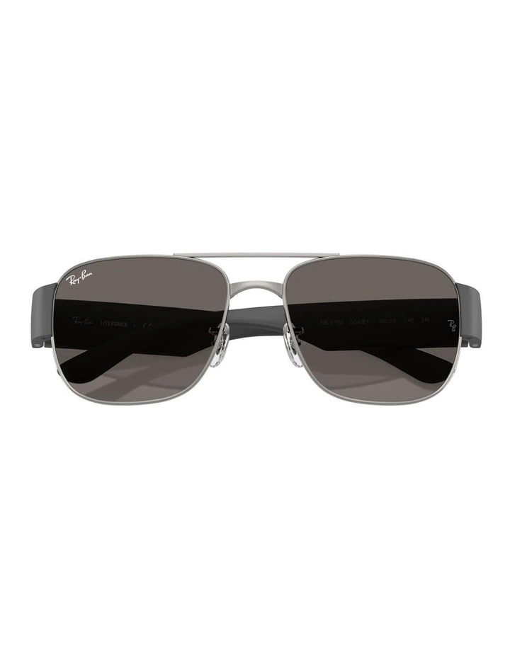 Metal Sunglasses RB3756 in Grey image 4