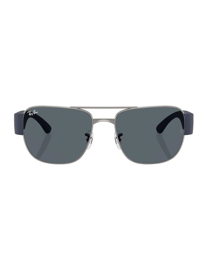 RB3756 Metal Sunglasses in Grey image 2