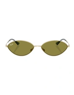 Kai Bio-Based Metal Sunglasses in Gold