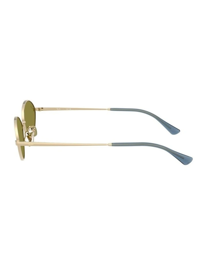 Kai Bio-Based Metal Sunglasses in Gold image 3