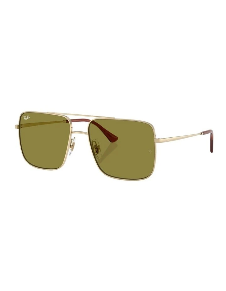 Ari Bio-Based Metal Sunglasses in Gold image 1