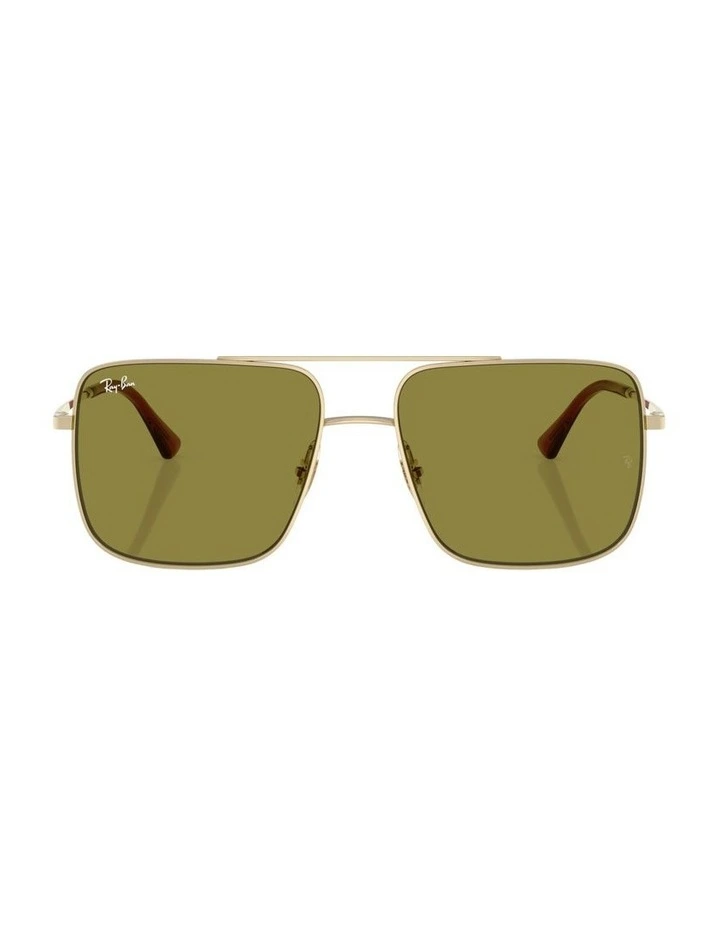 Ari Bio-Based Metal Sunglasses in Gold image 2