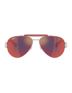 Scuderia Ferrari Collection Metal Sunglasses RB3762M in Silver