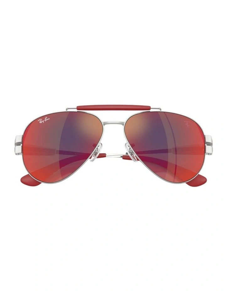 Scuderia Ferrari Collection Metal Sunglasses RB3762M in Silver image 3