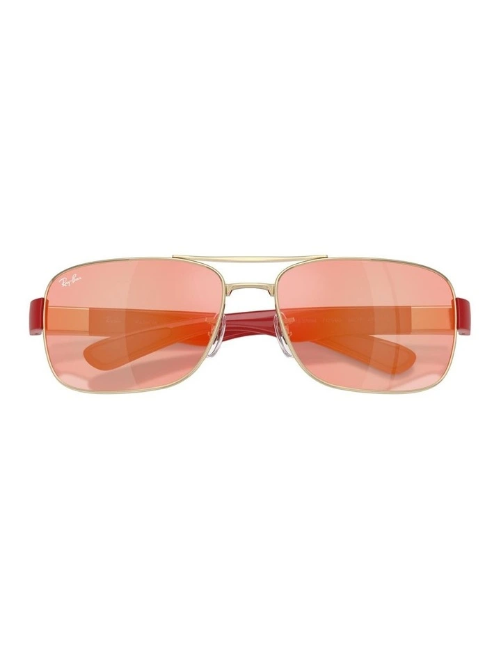 Scuderia Ferrari Collection Metal Sunglasses in Gold RB3763M image 4