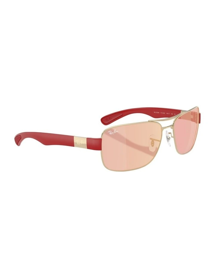 Scuderia Ferrari Collection Metal Sunglasses in Gold RB3763M image 5