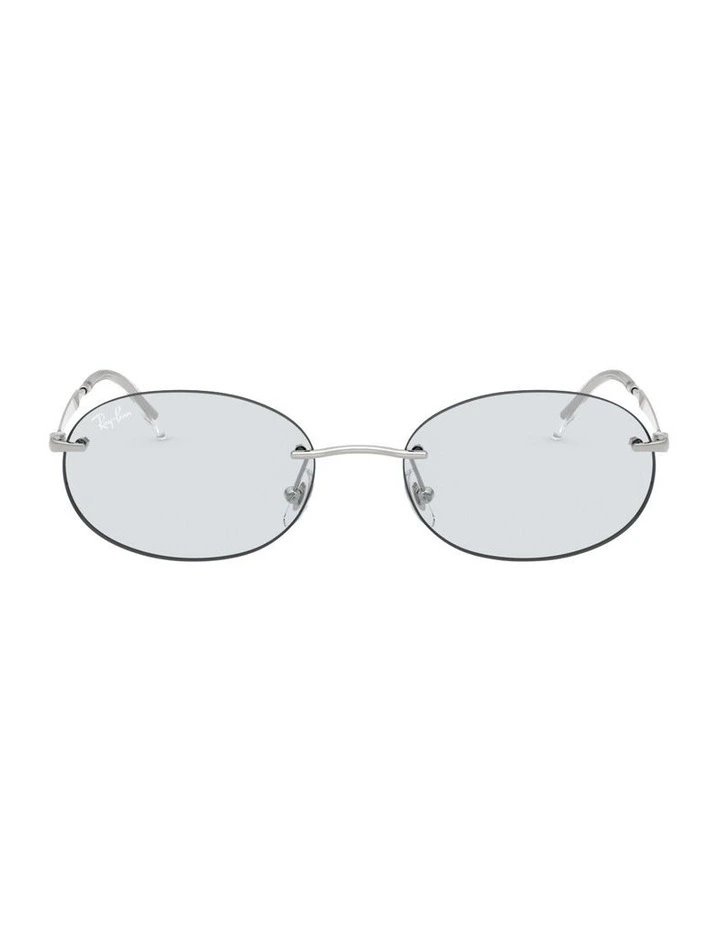 Transitions Color Touch Lenses Metal Sunglasses in Silver RB3767 image 1