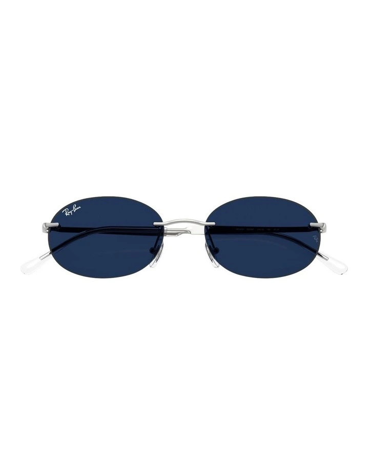 Transitions Color Touch Lenses Metal Sunglasses in Silver RB3767 image 6