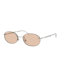 Transitions Color Touch Lenses Metal Sunglasses in Silver RB3767