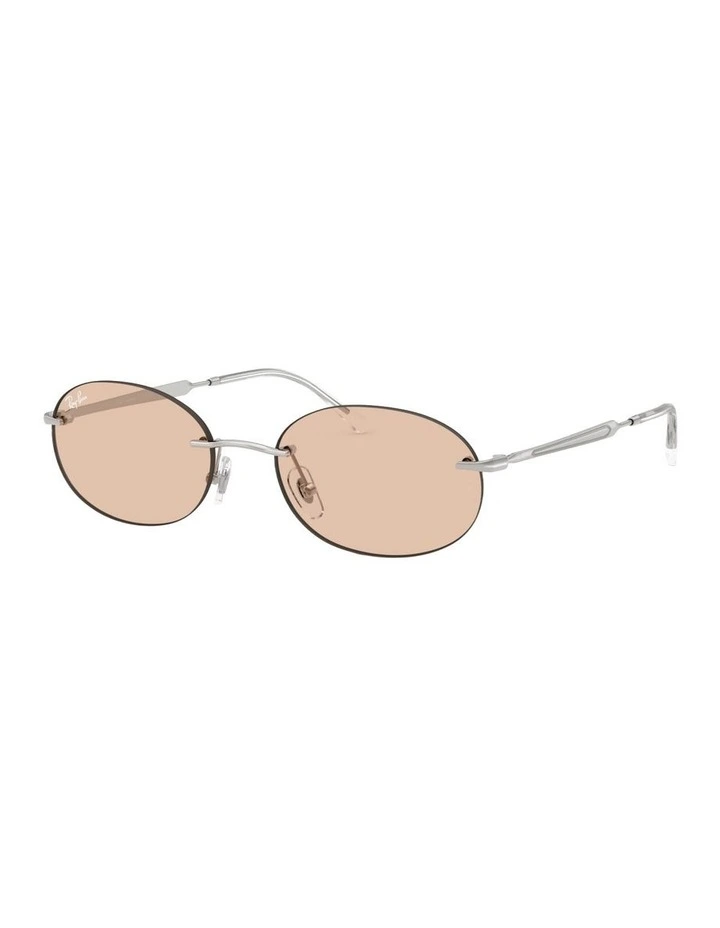 Transitions Color Touch Lenses Metal Sunglasses in Silver RB3767 image 1