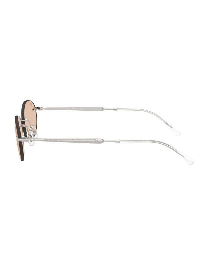 Transitions Color Touch Lenses Metal Sunglasses in Silver RB3767 image 3