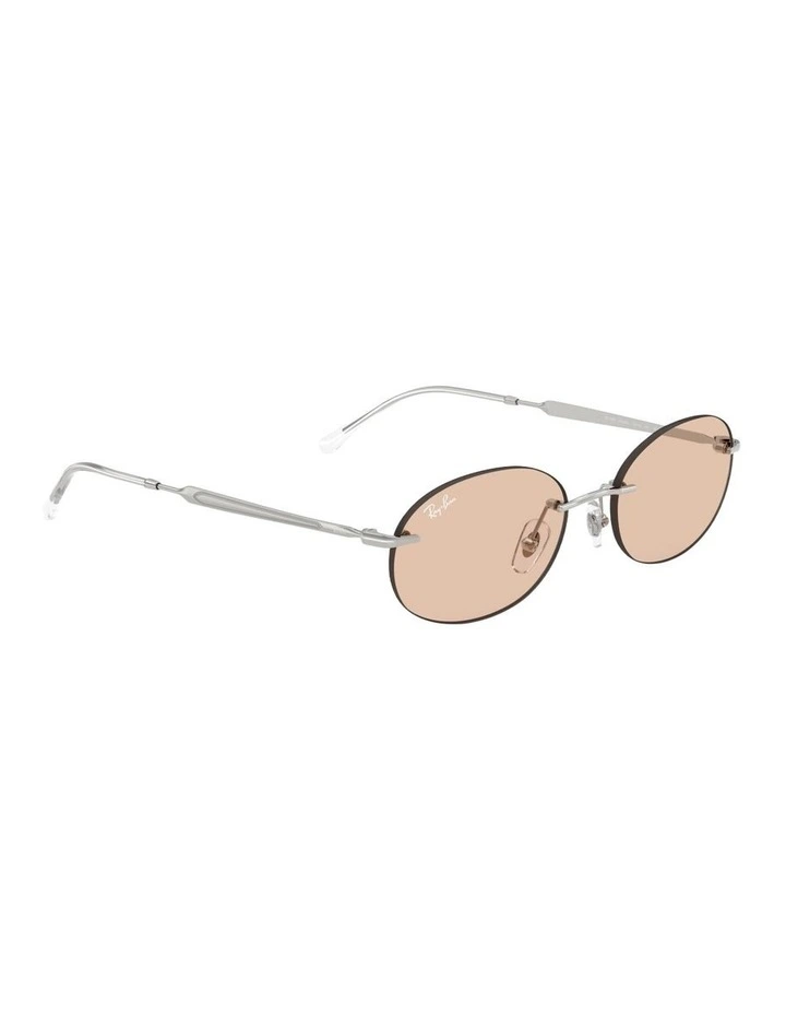 Transitions Color Touch Lenses Metal Sunglasses in Silver RB3767 image 5