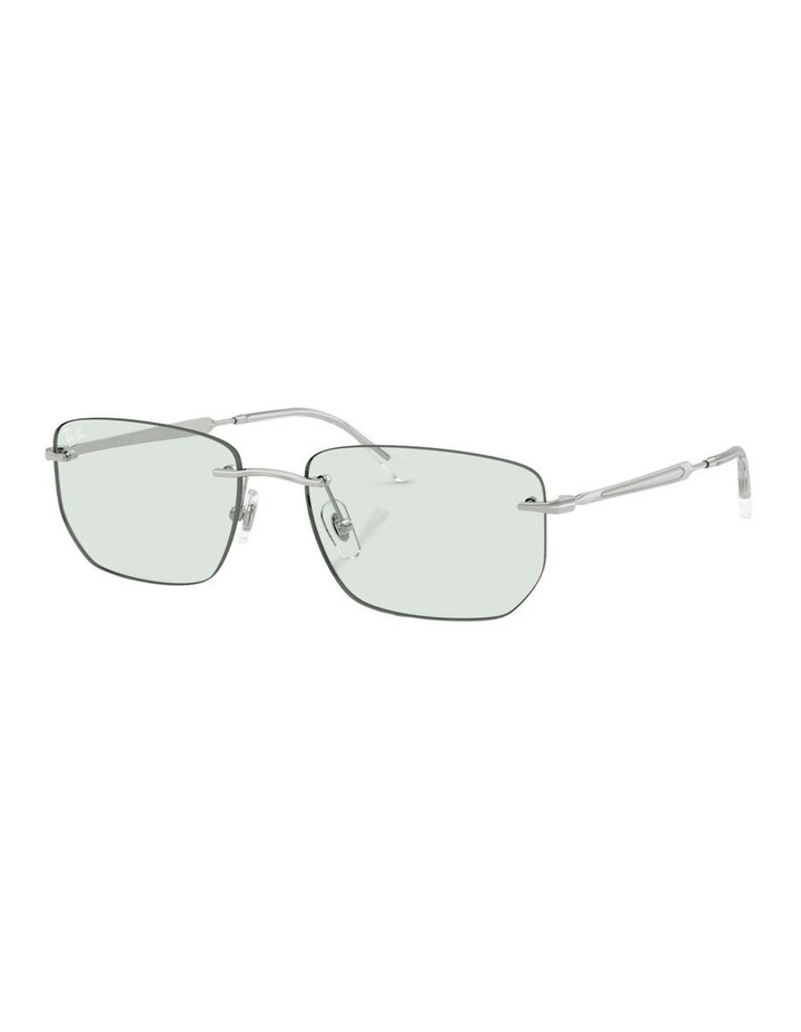 Transitions Color Touch Lenses Metal Sunglasses in Silver RB3768 image 1