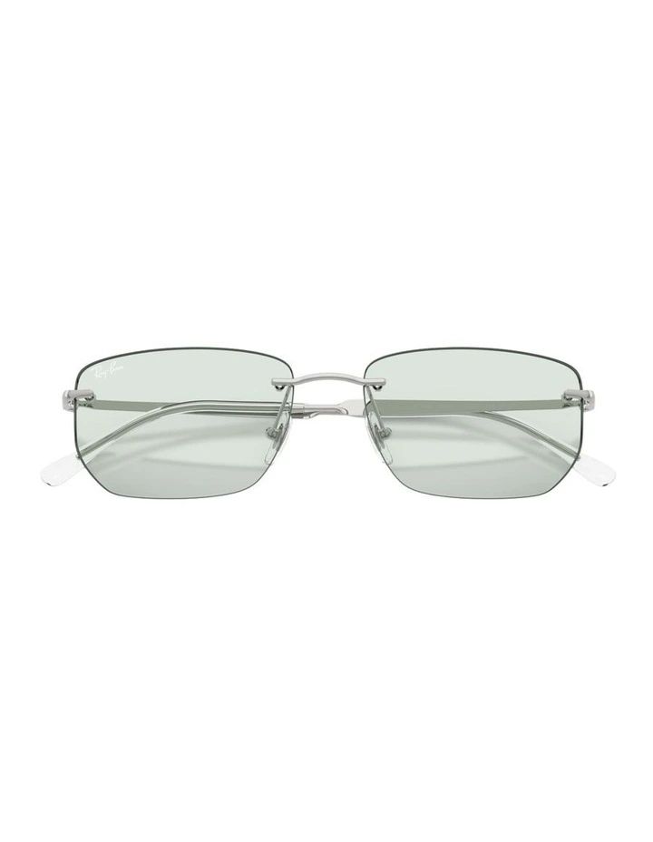 Transitions Color Touch Lenses Metal Sunglasses in Silver RB3768 image 4