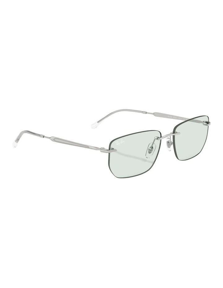 Transitions Color Touch Lenses Metal Sunglasses in Silver RB3768 image 5