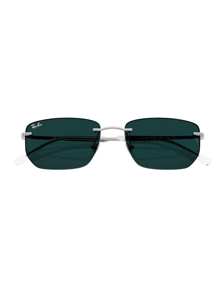 Transitions Color Touch Lenses Metal Sunglasses in Silver RB3768 image 6