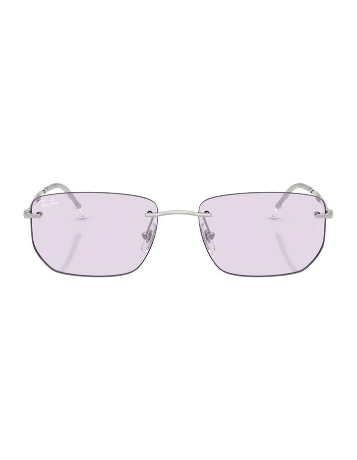 Transitions Color Touch Lenses Metal Sunglasses in Silver RB3768 image 1