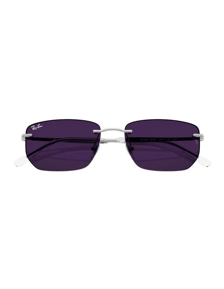Transitions Color Touch Lenses Metal Sunglasses in Silver RB3768 image 5