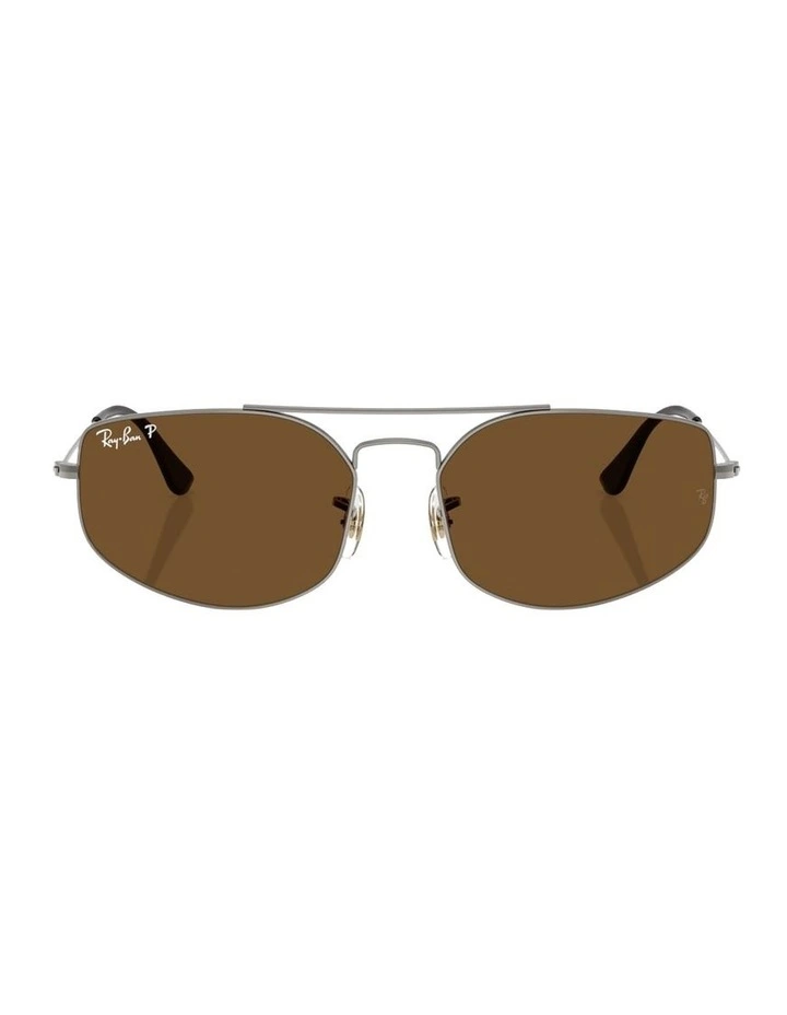 Explorer V Metal Polarised Sunglasses in Grey image 1