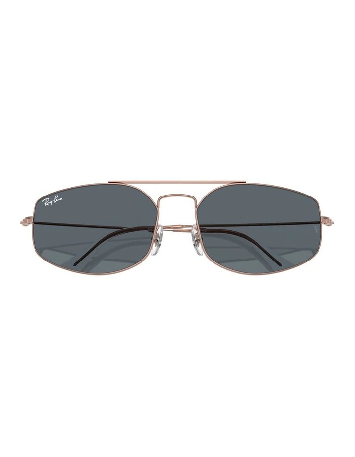 Explorer V Metal Sunglasses in Copper image 3