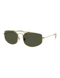 Explorer V Metal Sunglasses in Gold