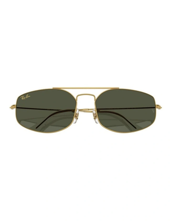 Explorer V Metal Sunglasses in Gold image 3