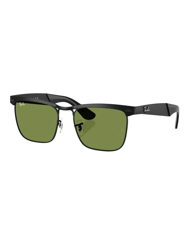 Wayfarer Deluxe Metal Sunglasses in Black image 1