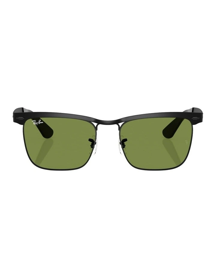 Wayfarer Deluxe Metal Sunglasses in Black image 2