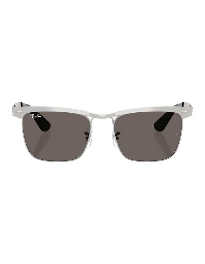 Wayfarer Deluxe Metal Sunglasses in Silver image 2