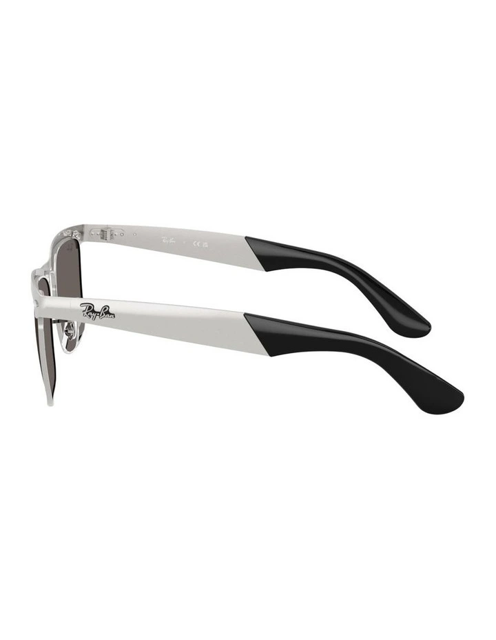 Wayfarer Deluxe Metal Sunglasses in Silver image 3
