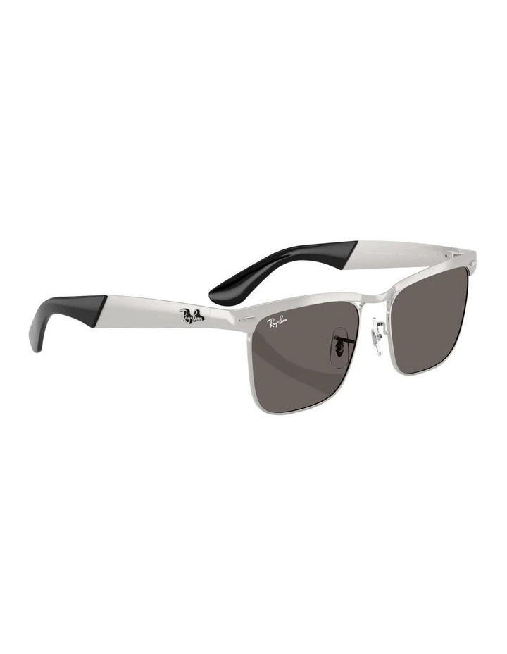 Wayfarer Deluxe Metal Sunglasses in Silver image 5