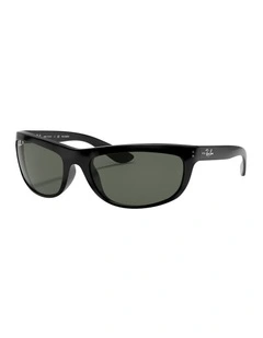 Balorama Injected Polarised Sunglasses in Black