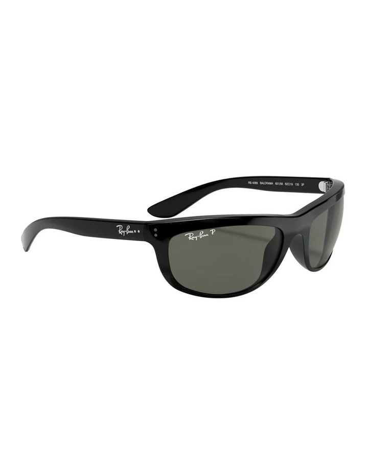 Balorama Injected Polarised Sunglasses in Black image 5
