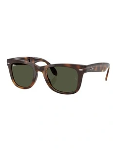 Wayfarer Folding Classic Nylon Sunglasses in Tortoise