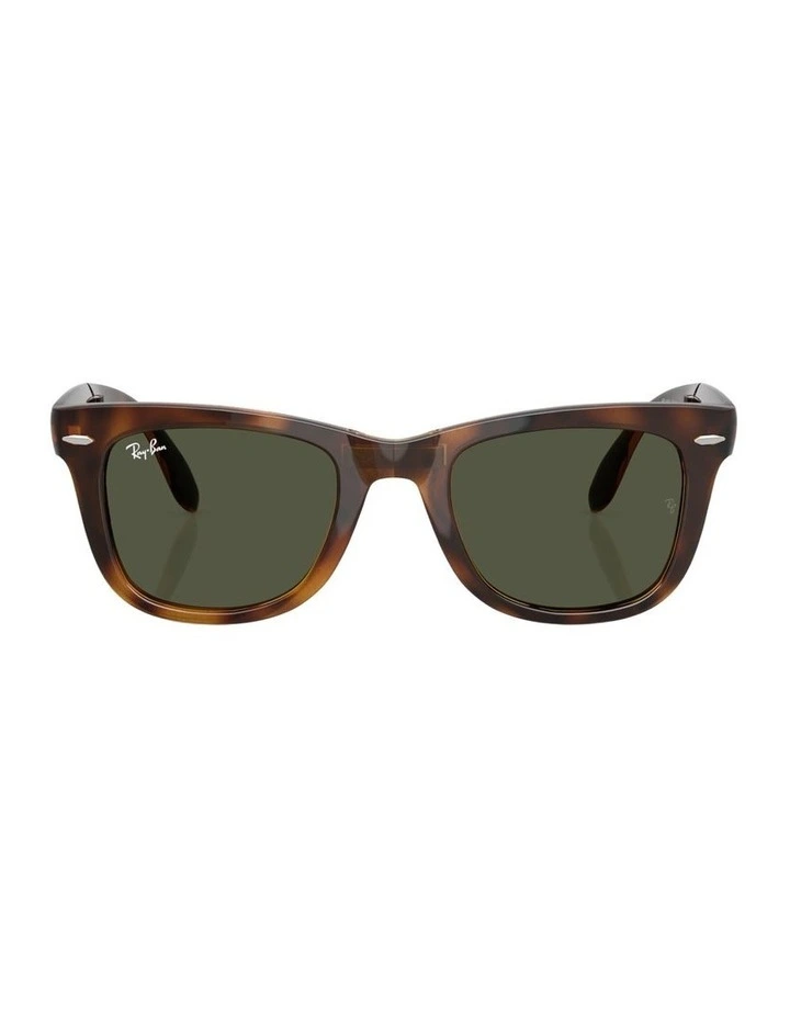 Wayfarer Folding Classic Nylon Sunglasses in Tortoise image 2