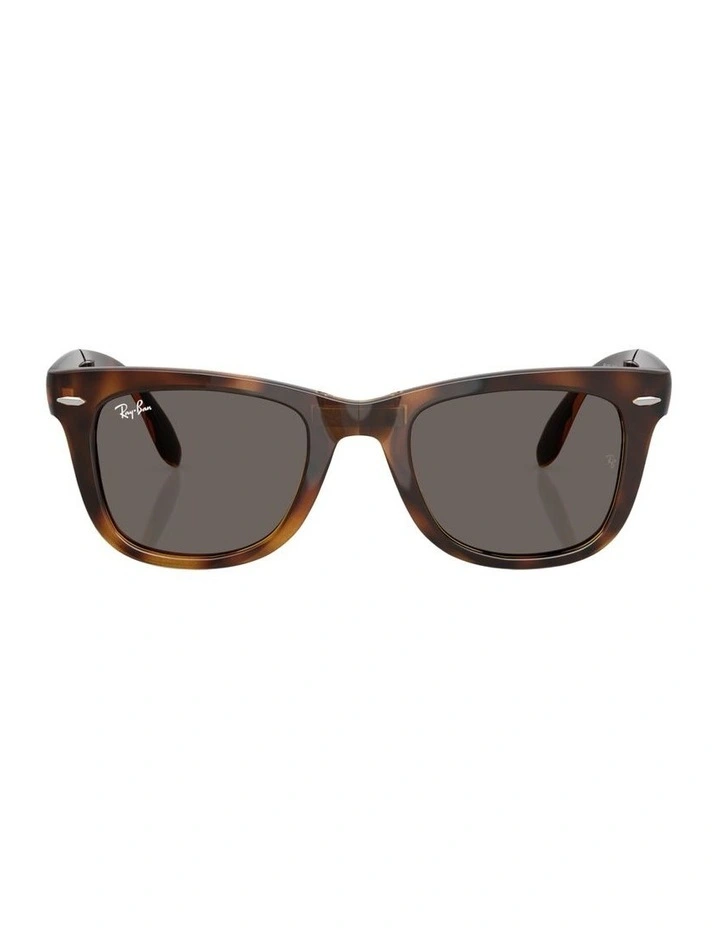 Wayfarer Folding Classic Nylon Sunglasses in Tortoise image 2