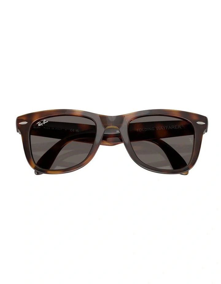 Wayfarer Folding Classic Nylon Sunglasses in Tortoise image 5
