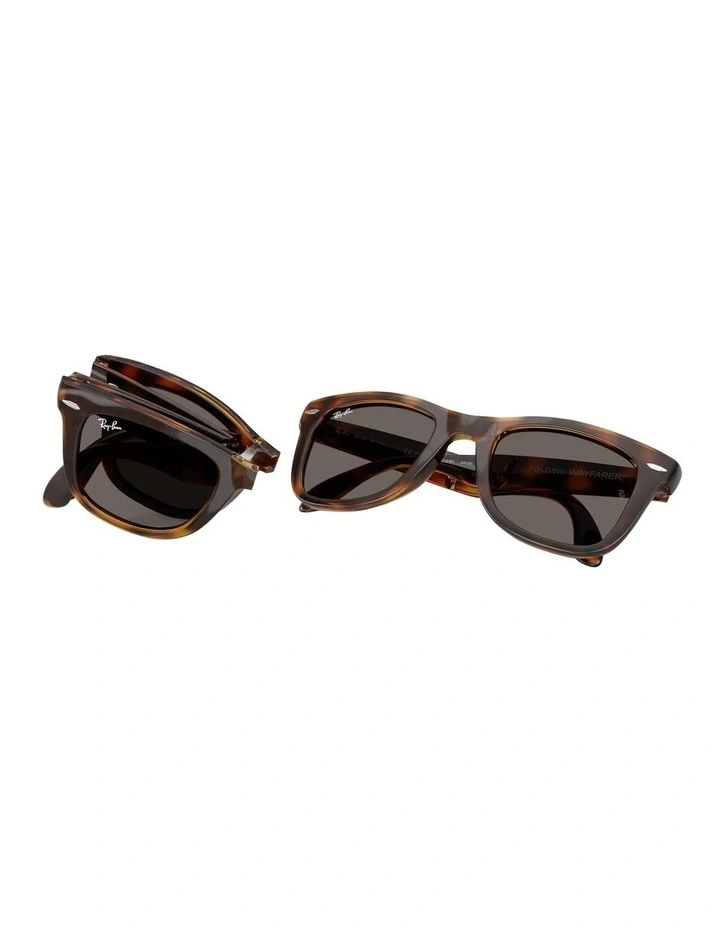 Wayfarer Folding Classic Nylon Sunglasses in Tortoise image 6