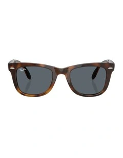 Wayfarer Folding Classic Nylon Sunglasses in Tortoise