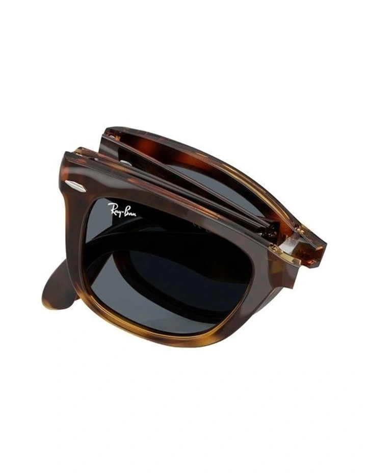 Wayfarer Folding Classic Nylon Sunglasses in Tortoise image 3