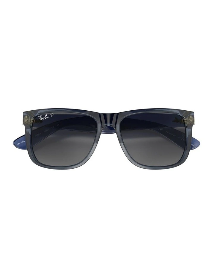 Justin Classic Nylon Polarised Sunglasses in Blue image 4