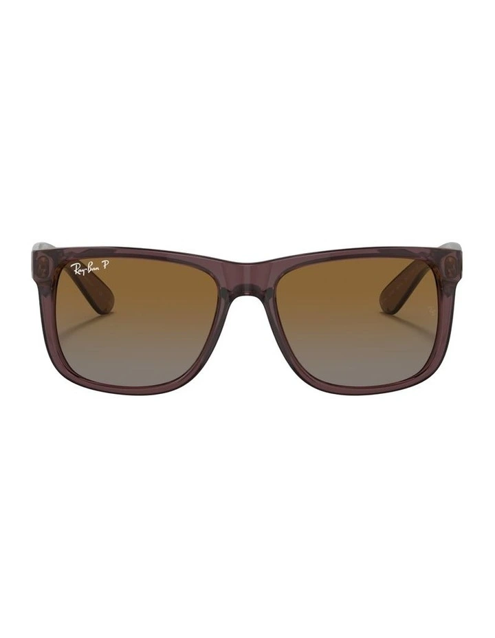 Justin Classic Nylon Polarised Sunglasses in Brown image 2