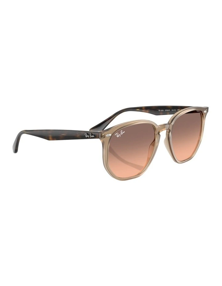 Propionate Sunglasses in Beige image 4