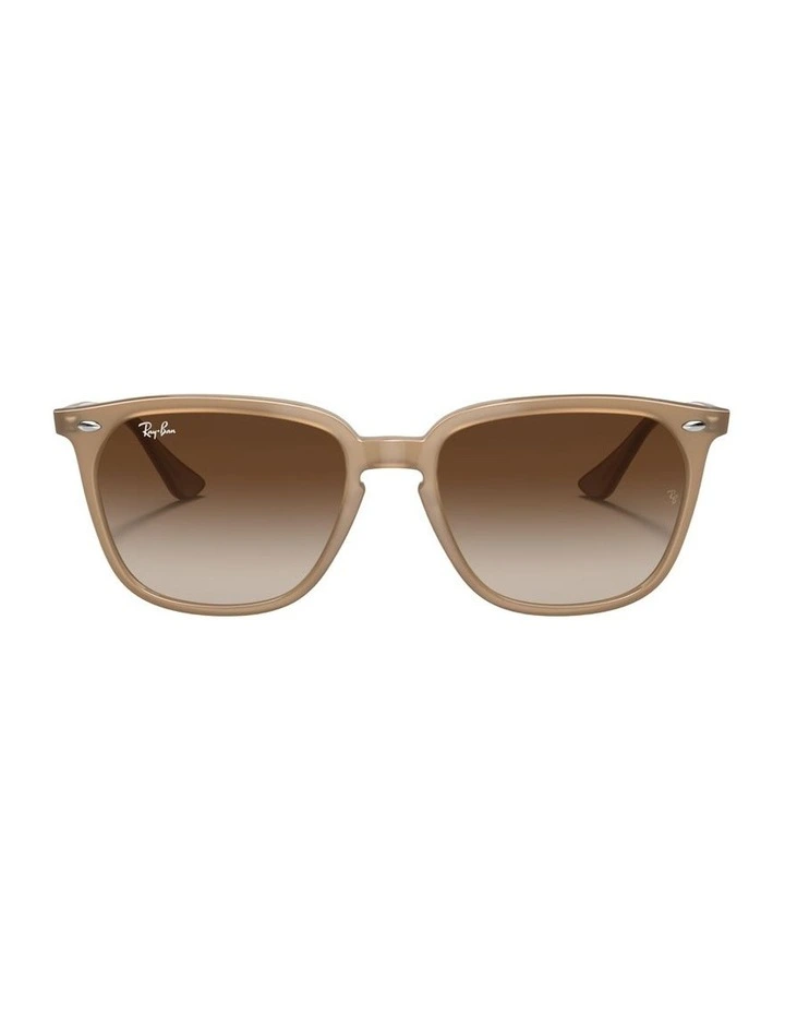 Injected Sunglasses in Beige RB4362 image 1