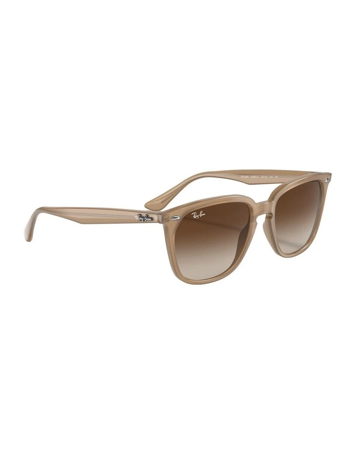 Injected Sunglasses in Beige RB4362 image 5